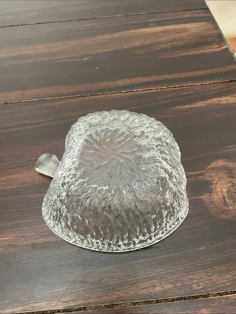 Clear Glass Apple-Shaped Serving Bowl - Home Dining